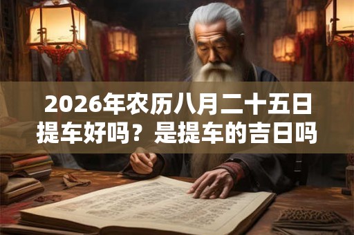 2026年农历八月二十五日提车好吗?是提车的吉日吗? 2026年农历八月二十五日提车好吗?是提车的吉日吗?