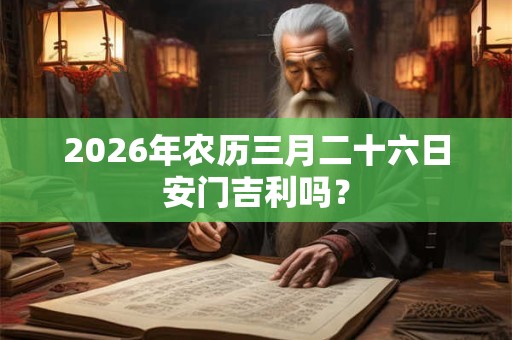 2026年农历三月二十六日安门吉利吗? 2026年农历三月二十六日安门吉利吗?