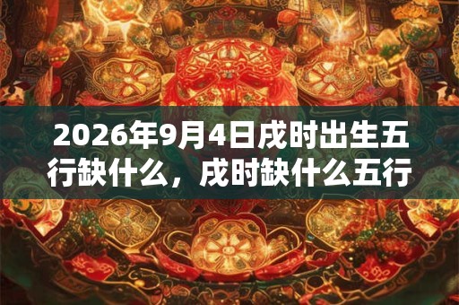 2026年9月4日戌时出生五行缺什么,戌时缺什么五行 2026年9月4日戌时出生五行缺什么,戌时缺什么五行