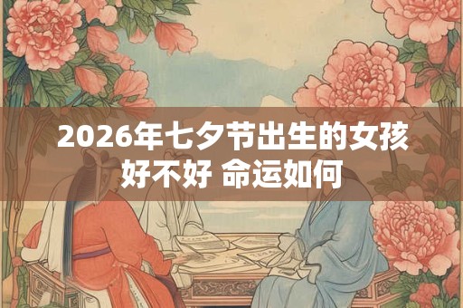 2026年七夕节出生的女孩好不好 命运如何
