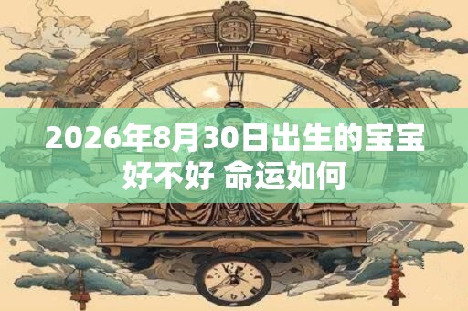 2026年8月30日出生的宝宝好不好 命运如何