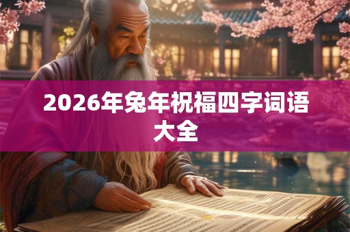2026年兔年祝福四字词语大全