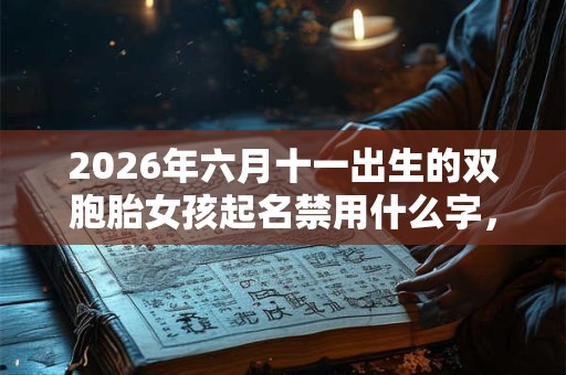 2026年六月十一出生的双胞胎女孩起名禁用什么字,五行属什么 2026年六月十一出生的双胞胎女孩起名禁用什么字,五行属什么