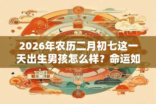 2026年农历二月初七这一天出生男孩怎么样？命运如何？