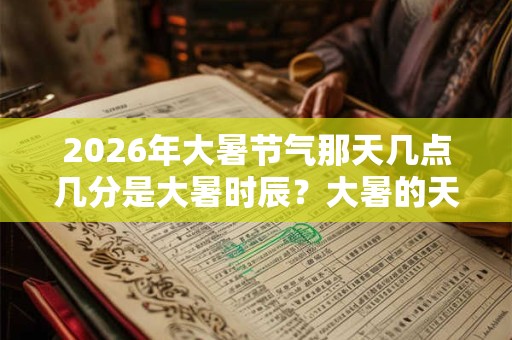2026年大暑节气那天几点几分是大暑时辰?大暑的天气如何? 2026年大暑节气那天几点几分是大暑时辰?大暑的天气如何?
