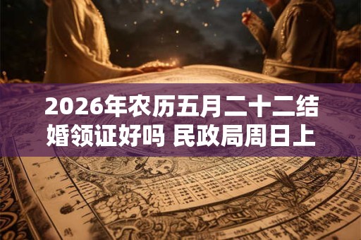 2026年农历五月二十二结婚领证好吗 民政局周日上班吗