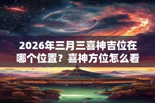 2026年三月三喜神吉位在哪个位置？喜神方位怎么看？