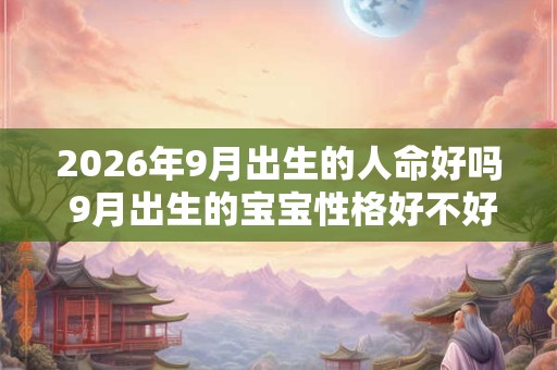 2026年9月出生的人命好吗 9月出生的宝宝性格好不好