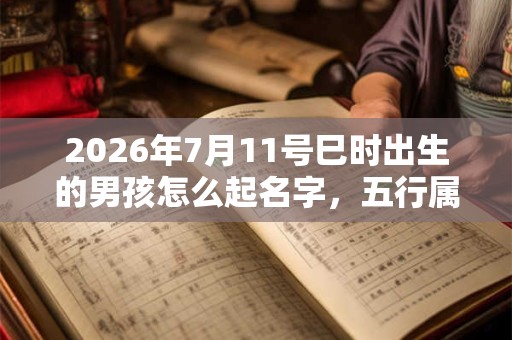 2026年7月11号巳时出生的男孩怎么起名字,五行属什么 2026年7月11号巳时出生的男孩怎么起名字,五行属什么