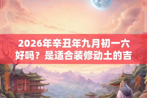 2026年辛丑年九月初一六好吗?是适合装修动土的吉日吗? 2026年辛丑年九月初一六好吗?是适合装修动土的吉日吗?