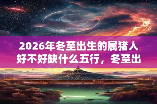 2026年冬至出生的属猪人好不好缺什么五行,冬至出生的说法 2026年冬至出生的属猪人好不好缺什么五行,冬至出生的说法
