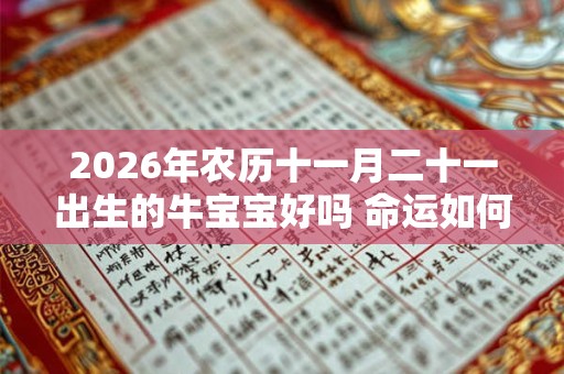 2026年农历十一月二十一出生的牛宝宝好吗 命运如何
