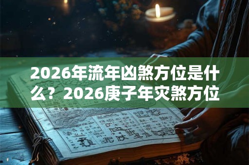 2026年流年凶煞方位是什么？2026庚子年灾煞方位解析