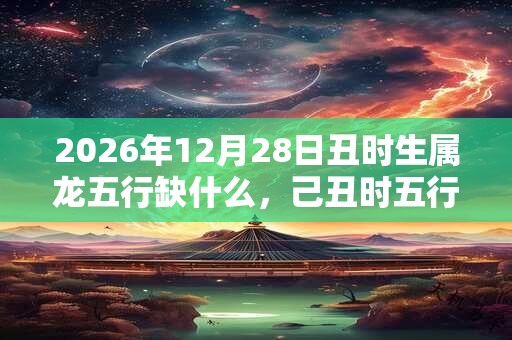 2026年12月28日丑时生属龙五行缺什么，己丑时五行缺什么