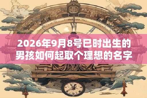 2026年9月8号巳时出生的男孩如何起取个理想的名字,五行属什么 2026年9月8号巳时出生的男孩如何起取个理想的名字,五行属什么