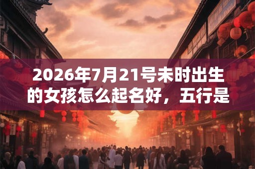 2026年7月21号未时出生的女孩怎么起名好，五行是什么？