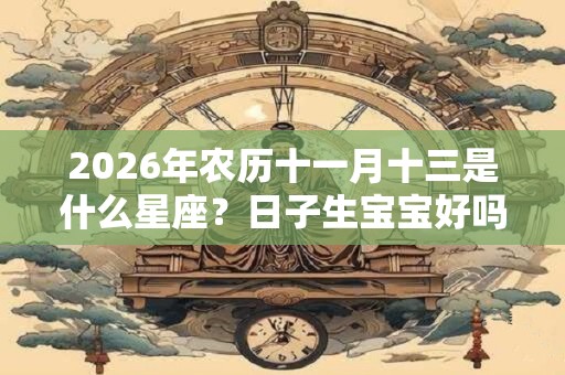 2026年农历十一月十三是什么星座？日子生宝宝好吗？