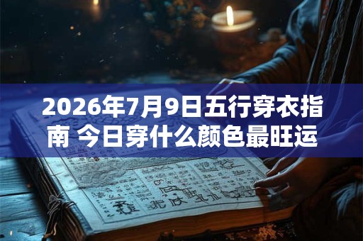 2026年7月9日五行穿衣指南 今日穿什么颜色最旺运