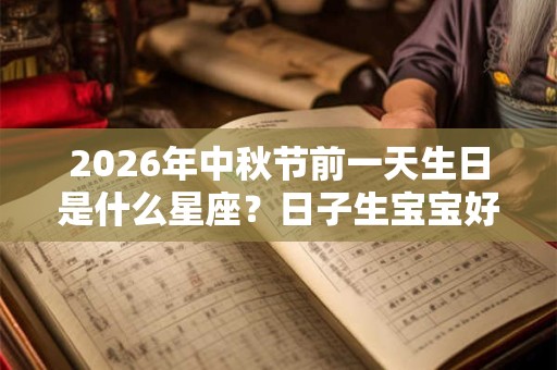 2026年中秋节前一天生日是什么星座？日子生宝宝好不好？