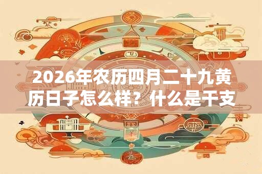 2026年农历四月二十九黄历日子怎么样？什么是干支历？