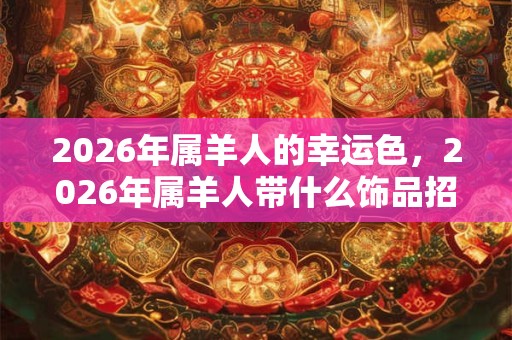 2026年属羊人的幸运色，2026年属羊人带什么饰品招财？