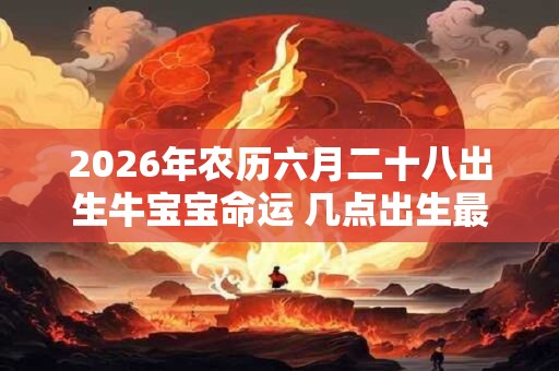 2026年农历六月二十八出生牛宝宝命运 几点出生最吉利