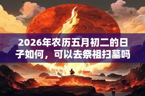 2026年农历五月初二的日子如何,可以去祭祖扫墓吗? 2026年农历五月初二的日子如何,可以去祭祖扫墓吗?