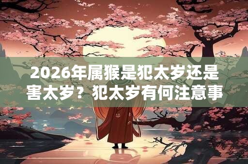 2026年属猴是犯太岁还是害太岁?犯太岁有何注意事项? 2026年属猴是犯太岁还是害太岁?犯太岁有何注意事项?