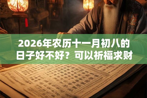 2026年农历十一月初八的日子好不好?可以祈福求财吗? 2026年农历十一月初八的日子好不好?可以祈福求财吗?