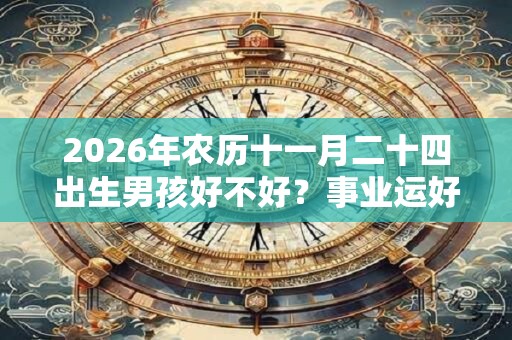 2026年农历十一月二十四出生男孩好不好？事业运好吗？