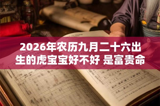 2026年农历九月二十六出生的虎宝宝好不好 是富贵命吗