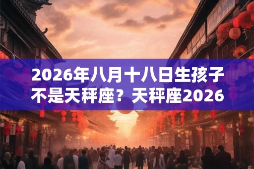 2026年八月十八日生孩子不是天秤座?天秤座2026年运势 2026年八月十八日生孩子不是天秤座?天秤座2026年运势