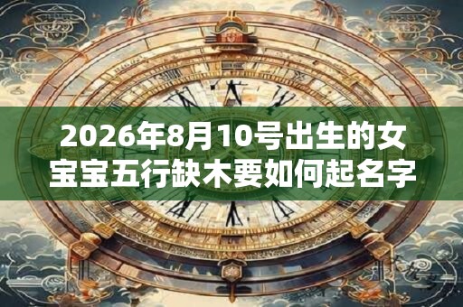 2026年8月10号出生的女宝宝五行缺木要如何起名字