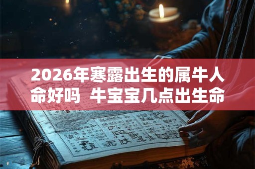 2026年寒露出生的属牛人命好吗  牛宝宝几点出生命最好