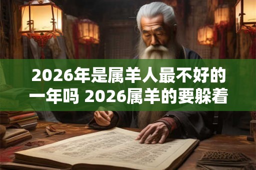 2026年是属羊人最不好的一年吗 2026属羊的要躲着谁