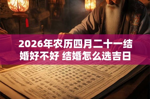 2026年农历四月二十一结婚好不好 结婚怎么选吉日