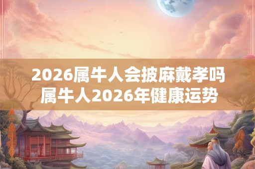 2026属牛人会披麻戴孝吗 属牛人2026年健康运势