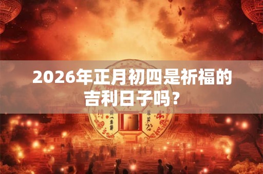 2026年正月初四是祈福的吉利日子吗? 2026年正月初四是祈福的吉利日子吗?