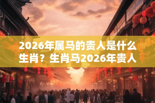 2026年属马的贵人是什么生肖?生肖马2026年贵人是谁? 2026年属马的贵人是什么生肖?生肖马2026年贵人是谁?