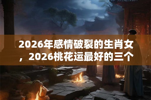 2026年感情破裂的生肖女，2026桃花运最好的三个生肖