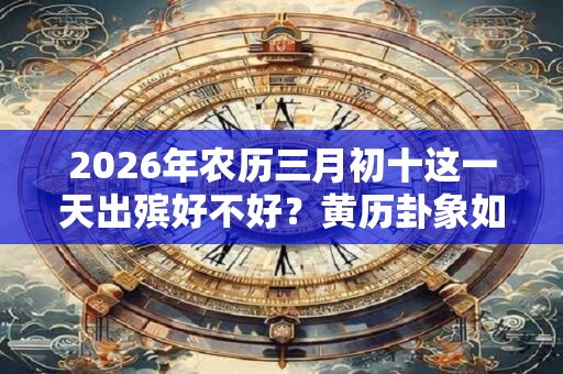 2026年农历三月初十这一天出殡好不好？黄历卦象如何？