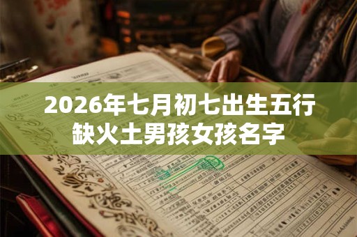 2026年七月初七出生五行缺火土男孩女孩名字 2026年七月初七出生五行缺火土男孩女孩名字