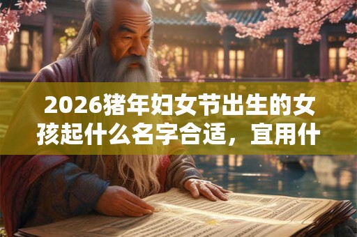 2026猪年妇女节出生的女孩起什么名字合适，宜用什么字
