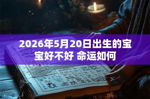 2026年5月20日出生的宝宝好不好 命运如何