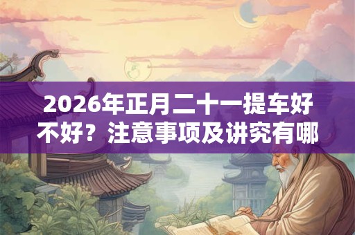 2026年正月二十一提车好不好？注意事项及讲究有哪些？