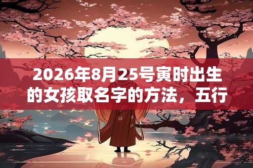 2026年8月25号寅时出生的女孩取名字的方法,五行属什么 2026年8月25号寅时出生的女孩取名字的方法,五行属什么