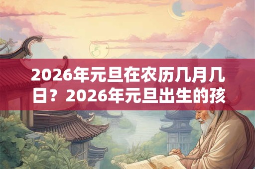 2026年元旦在农历几月几日?2026年元旦出生的孩子命运好吗? 2026年元旦在农历几月几日?2026年元旦出生的孩子命运好吗?