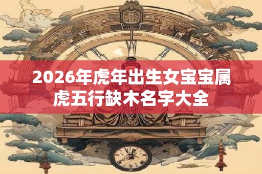 2026年虎年出生女宝宝属虎五行缺木名字大全