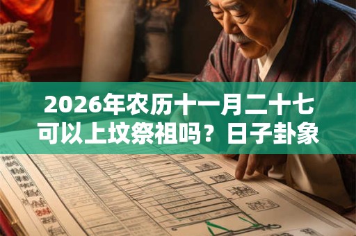 2026年农历十一月二十七可以上坟祭祖吗？日子卦象如何？