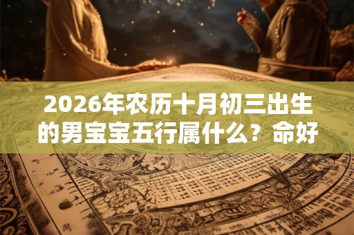 2026年农历十月初三出生的男宝宝五行属什么?命好吗 2026年农历十月初三出生的男宝宝五行属什么?命好吗